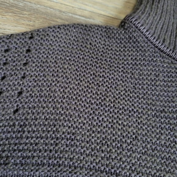 Simply Vera Vera Wang turtle neck sweater Women's Size Small gray - Picture 6 of 9